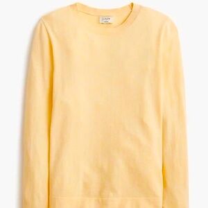 J. Crew NWT 3X Cotton Teddie Sweater Yellow
